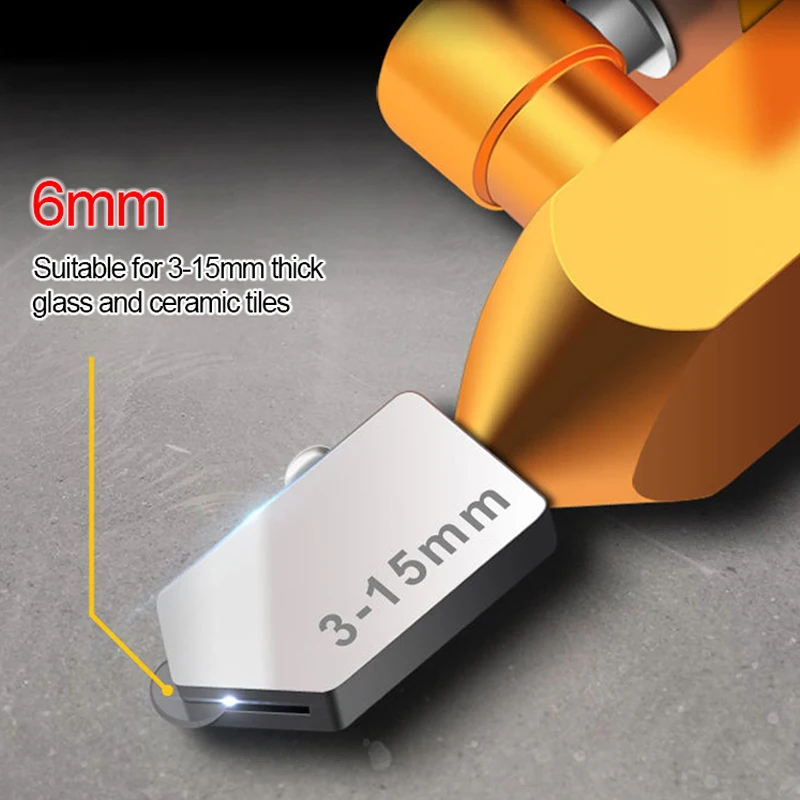 8 шт. Профессиональный легкий скользящий резак для стеклянной плитки 2 в 1