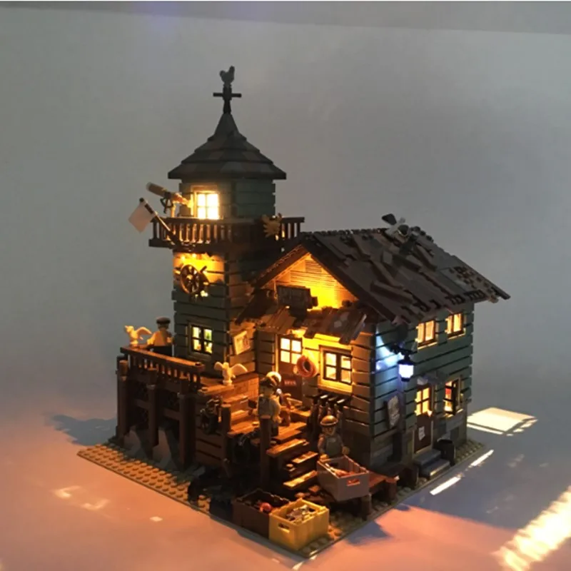 DIY светодиодный светильник (только светильник) для старого рыболовного магазина