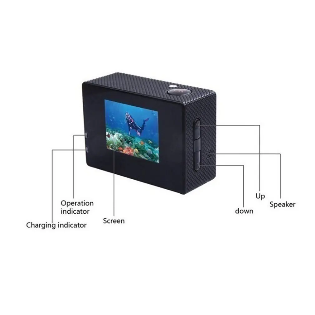 Новинка SJ6000 HD Спорт Водонепроницаемый 1080p DVR Dash Cam 30FPS 2," lcd Дайвинг 30 м Водонепроницаемый Спорт DV