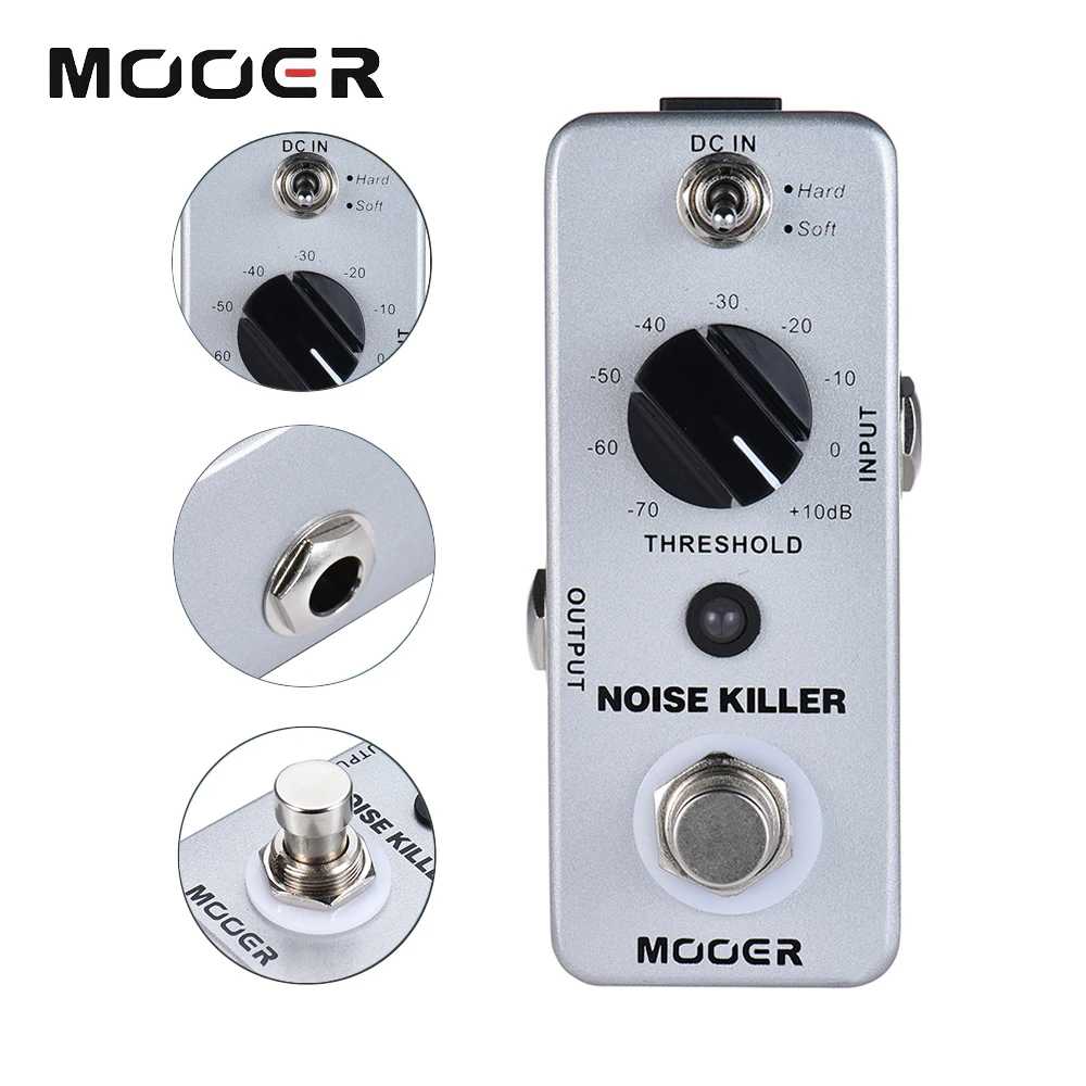 Mooer Mnr1 Guitar Pedal Noise Reduction Electric Guitars Musical Noise Killer Guitar Effect Pedal Processsor True Bypass enlarge