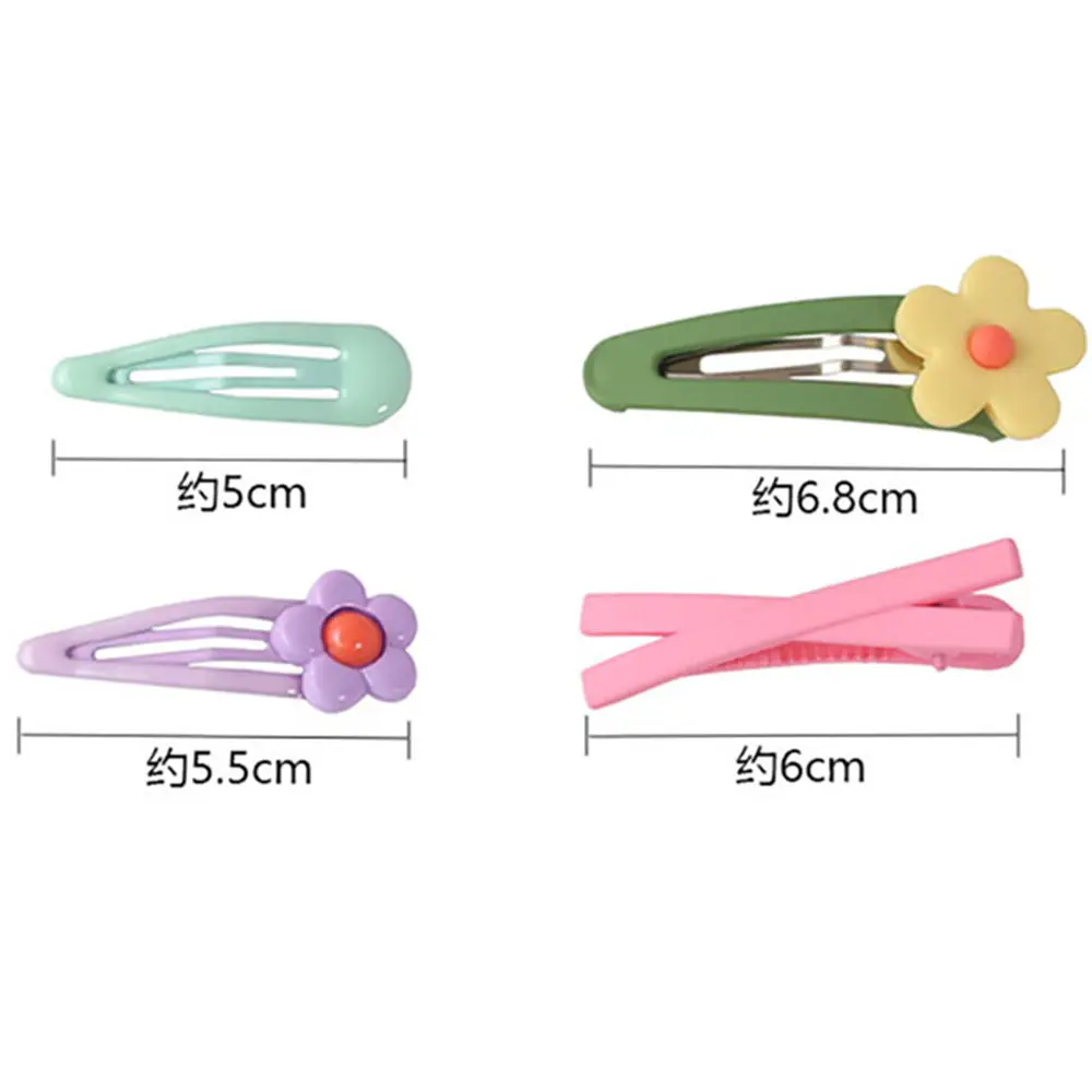 7 шт./компл. женские заколки для волос в виде цветка карамельных цветов милые