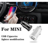 car usb panel cigarette lighter modification charging adapter for mini cooper s r55 r56 r60 r61 f54 f55 f56 f57 f60 accessories