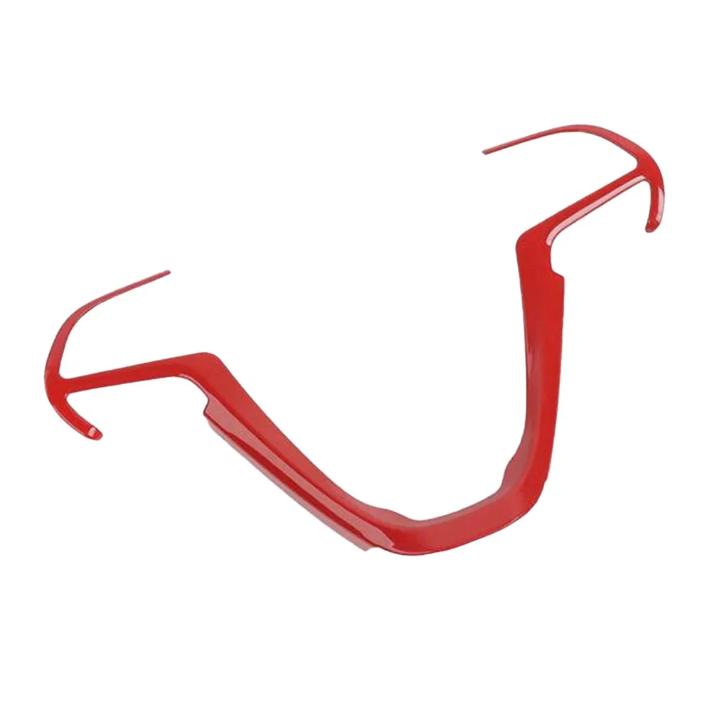 

Red Steering Wheel Cover Trim Waterproof 1PC ABS Car Easy Installation