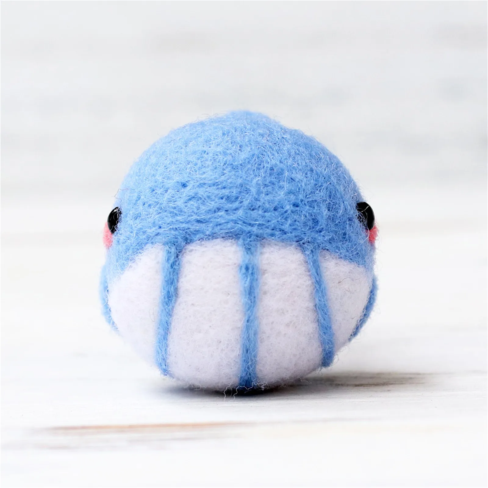 Милый рисунок животного ручная работа сделай сам шерсть войлок материал