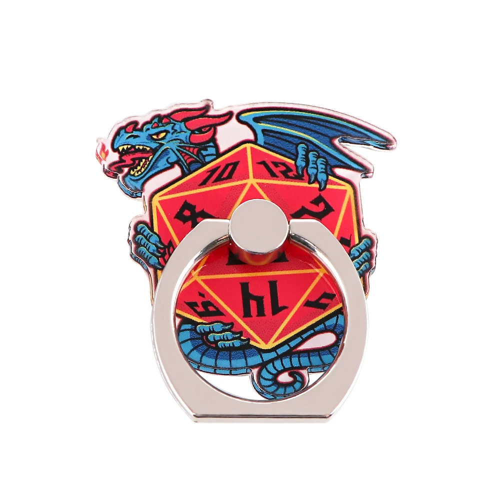 Кольцо на палец X2272 универсальная подставка с рисунком дракона держатель для