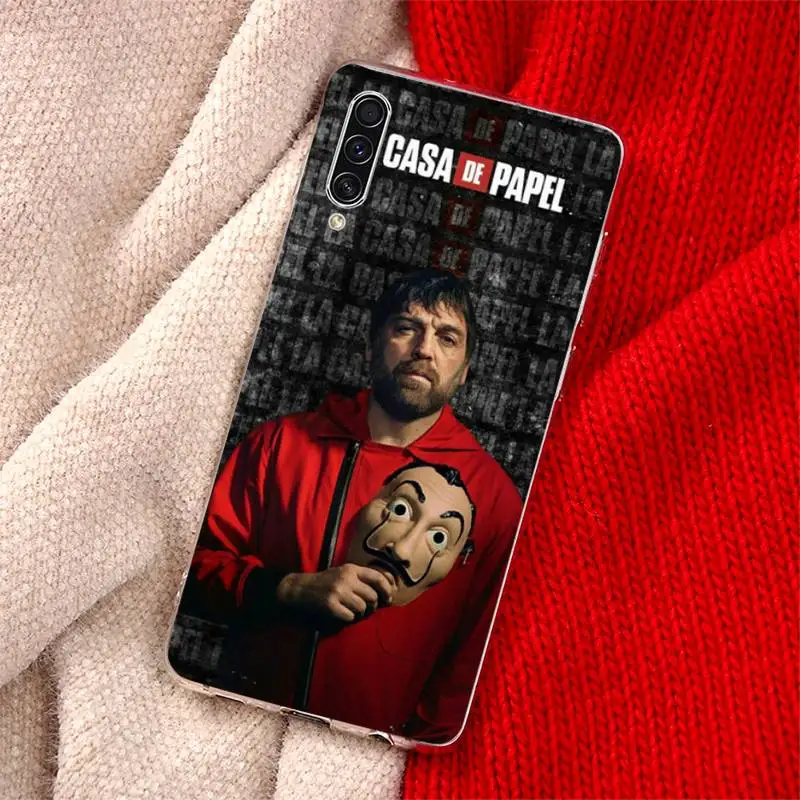 

La Casa de papel TV series fashion cool Phone Case For Samsung Galaxy S5 S6 S7 S8 S9 S10 S10e S20 edge plus lite