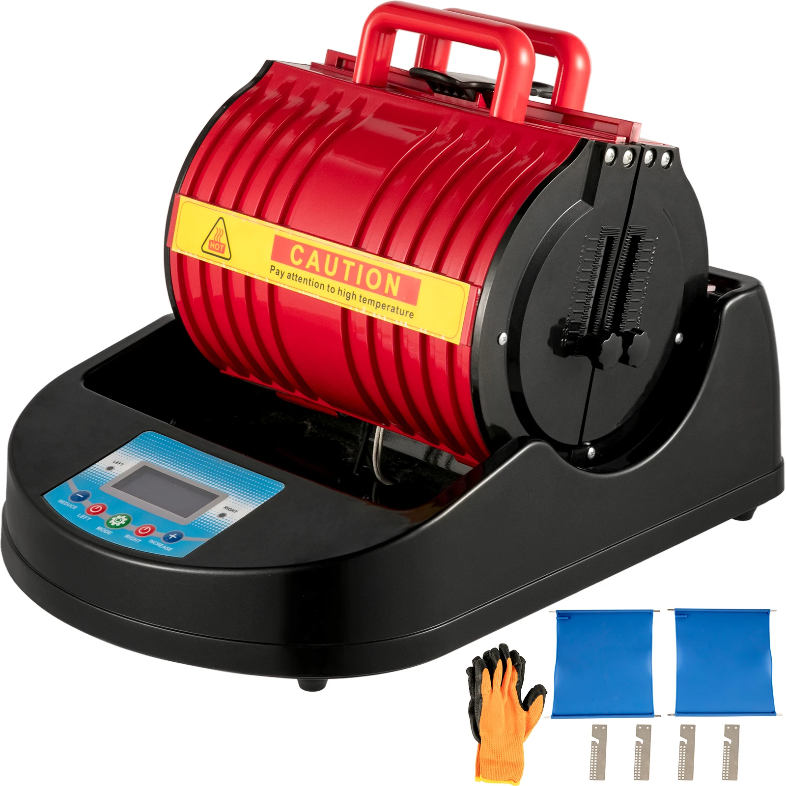 

Термопресс для кружки VEVOR 1300 Вт, 11 унций, бутылка/чашка/бокалы для вина, цифровой пульт управления, сублимационный принтер с керамической пла...