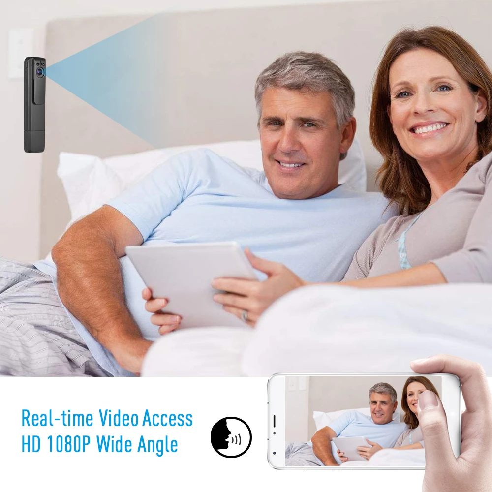 Wi-Fi мини-видеокамера 1080P HD DVR удаленный монитор петля записи движения обнаружения