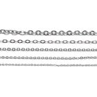 Цепочка Из Нержавеющей Стали, для изготовления ювелирных изделий, 5 млот, 1,2, 1,5, 2,0, 2,4, 3,0 мм