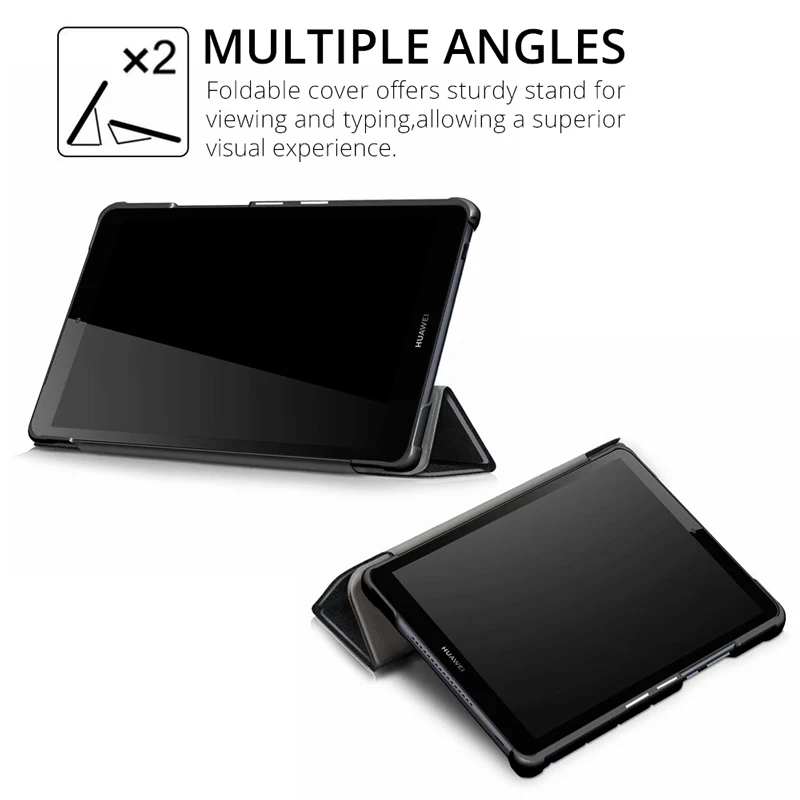 Чехол для Huawei MediaPad M5 Lite 8 0 JDN2 AL00/W09 тонкий Складные Магнитные Флип Стенд кожаный
