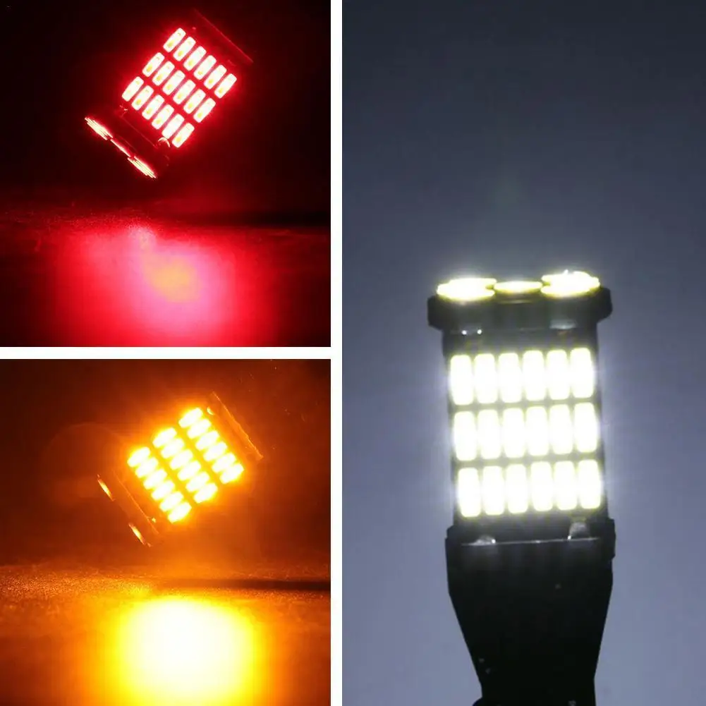

12 В T15 W16W светодиод 921 912 супер яркий 45 SMD 4014 СВЕТОДИОД Canbus без ошибок автомобильный стоп-сигнал резерсветильник свет стоп-сигнал Белый