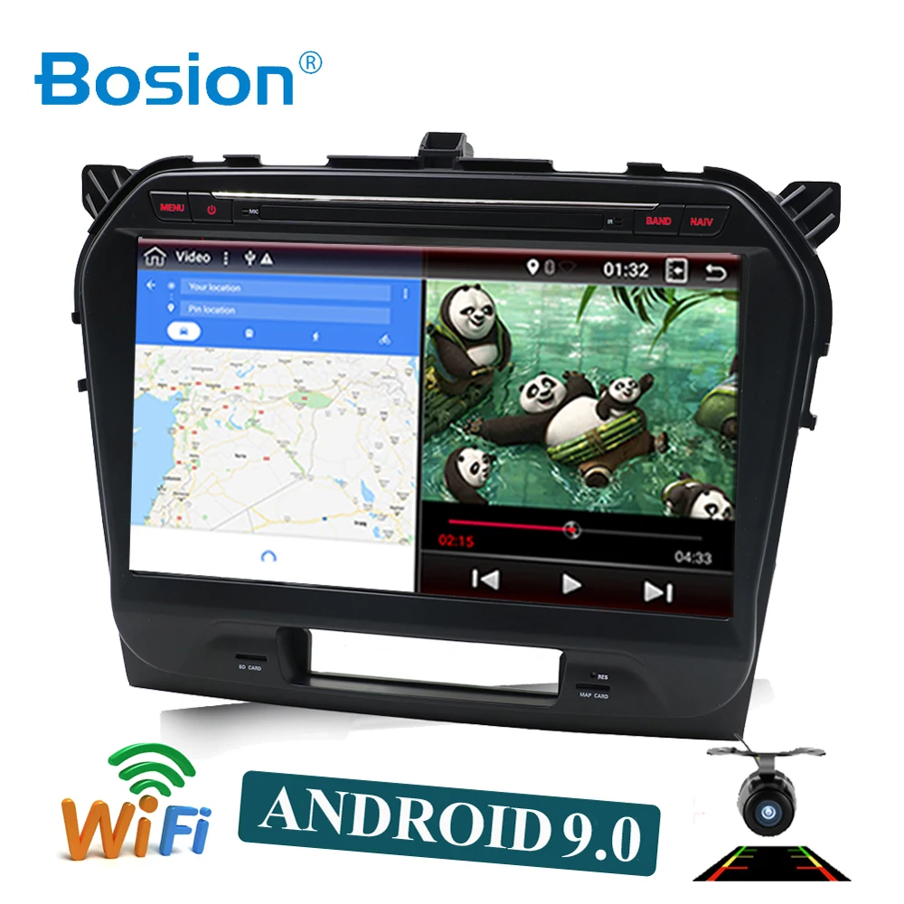 Octa 8 core Android 9,0 Автомобильный мультимедийный dvd-плеер для Suzuki Vitara gps навигации радио BT WI-FI карта