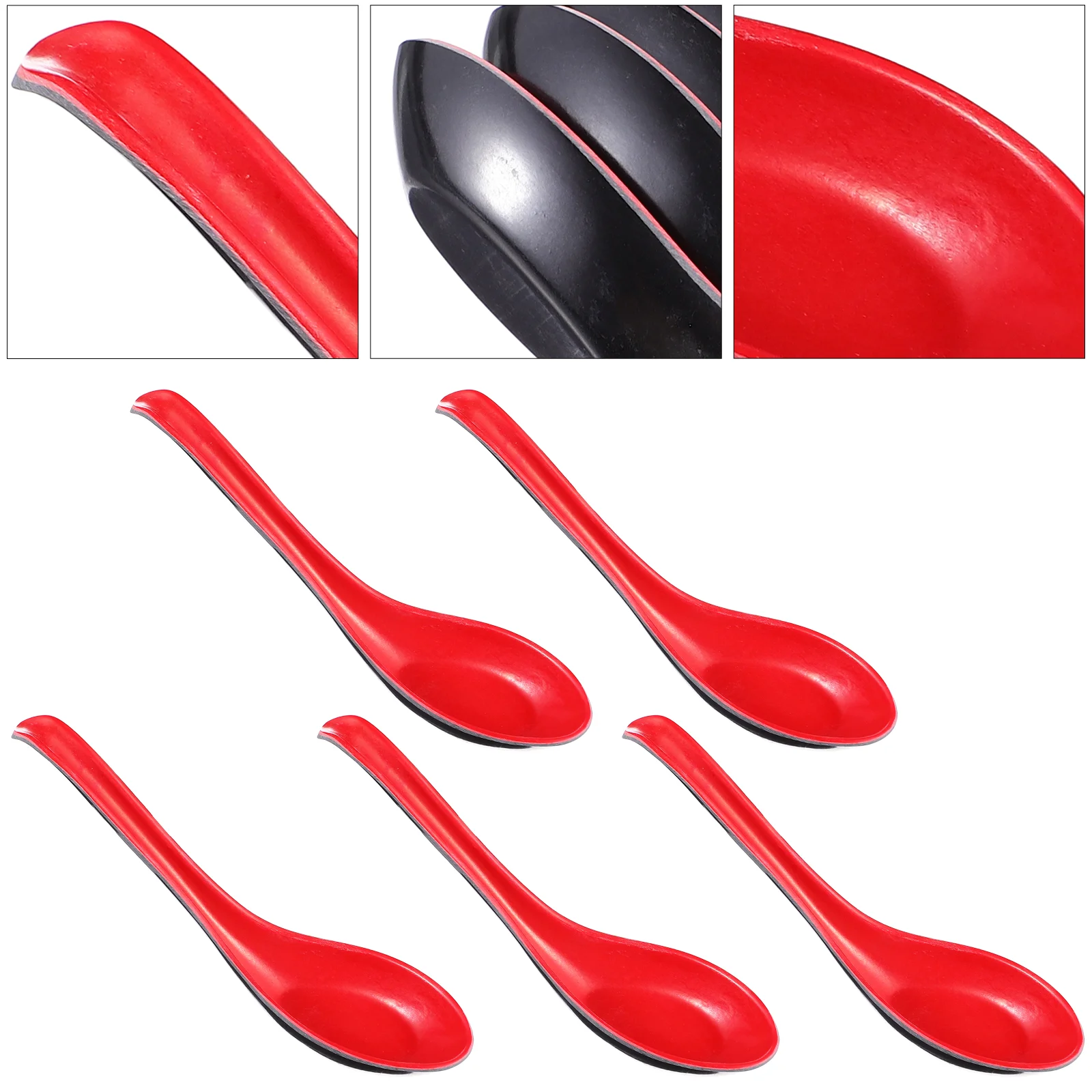 

10 шт., пластиковые ложки для супа