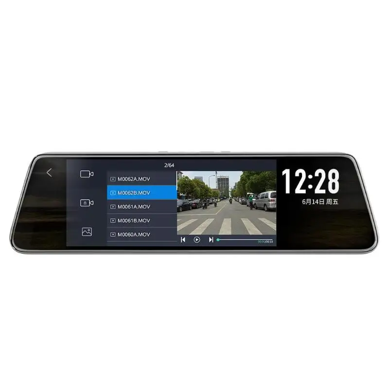 JADO D230 поток медиа зеркало заднего вида DVR камера ADAS Dash Cam 9,3" ips сенсорный экран Full HD 1080P видеорегистратор ночного видения