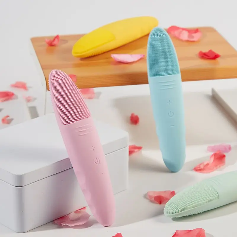 

USB Waterproof Electric Silicone Cleansing Brush Cleaning Pores Firming Skin Multi-functional Silicone Face Washing Brush