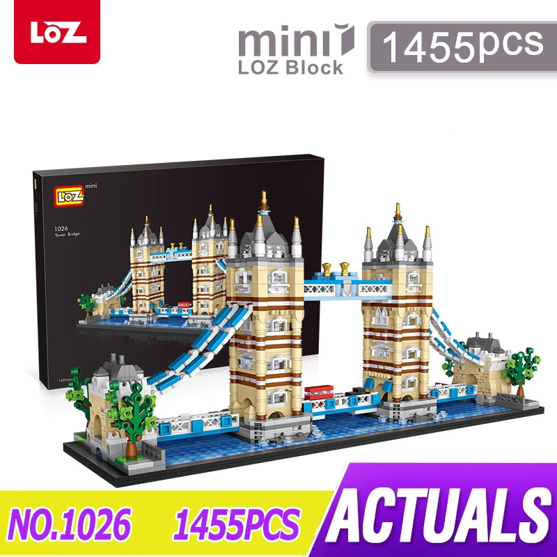 

LOZ MINI Building Blocks World Famous Classic Architecture 1455pcs collection gifts for kids diy exhibition toy 1026
