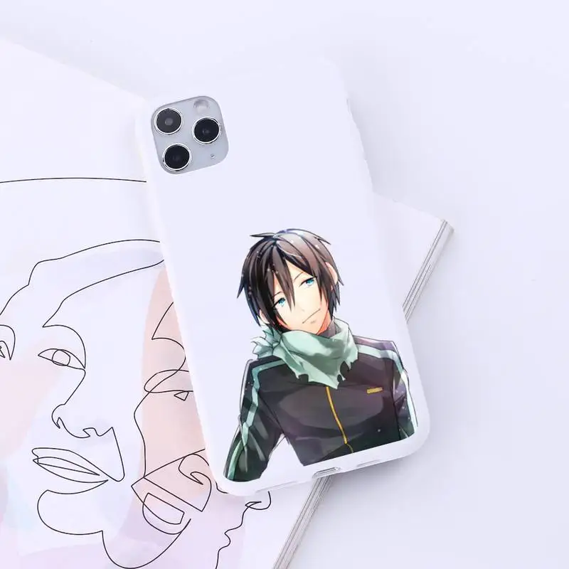

Japan anime Yato Noragami Phone Case Candy Color for iPhone 6 7 8 11 12 s mini pro X XS XR MAX Plus
