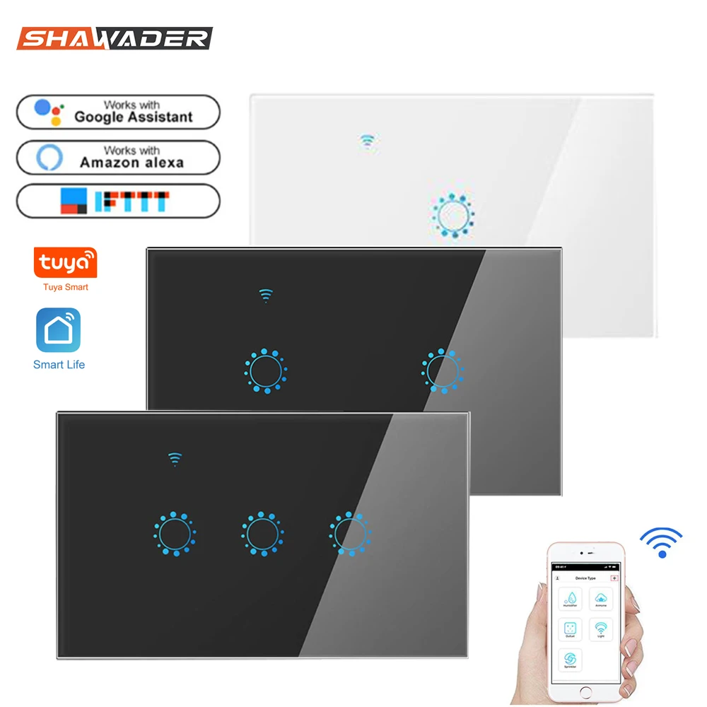 WiFi смарт-светильник настенный выключатель беспроводной электрический