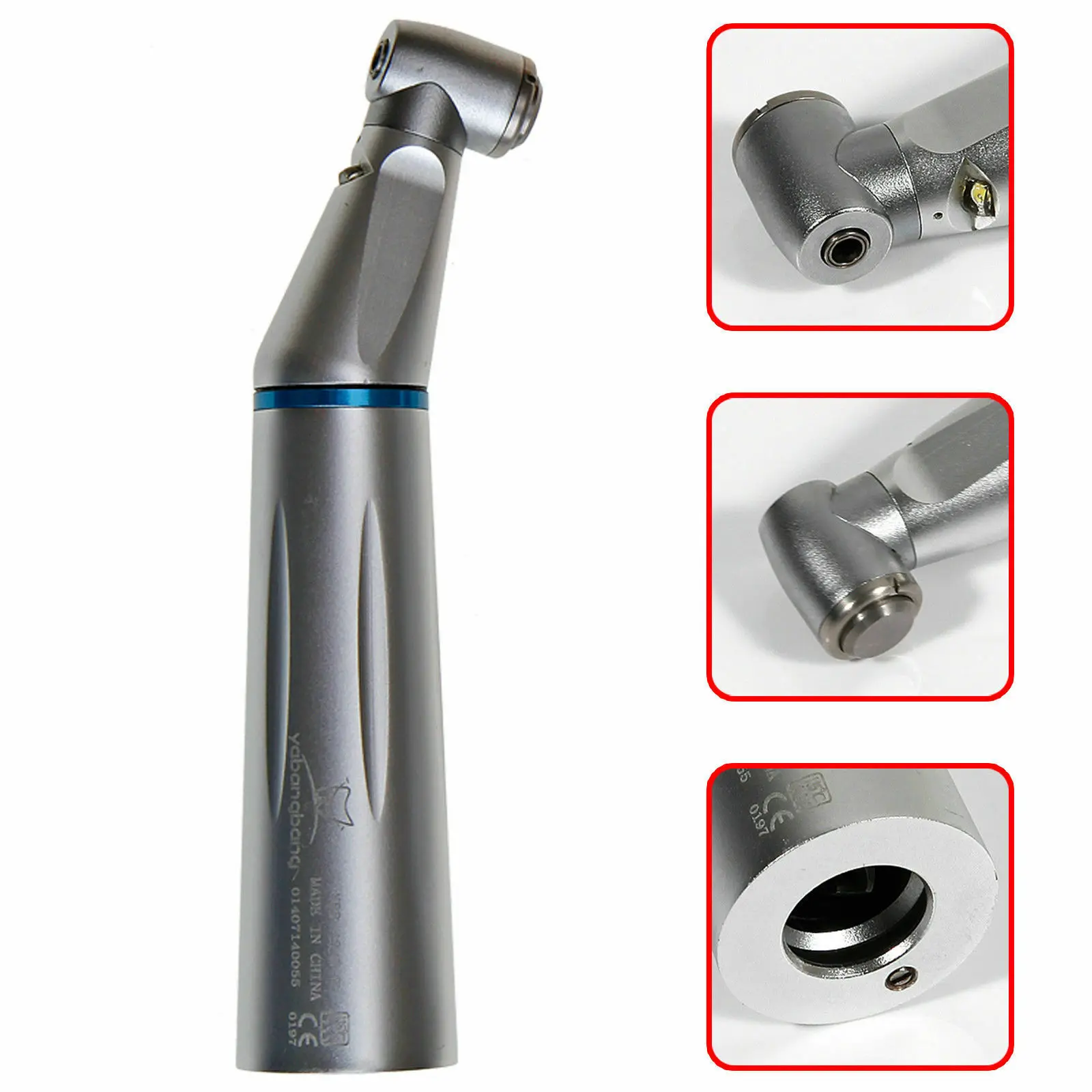 Стоматологический СВЕТОДИОДНЫЙ оптический наконечник под углом против воды в