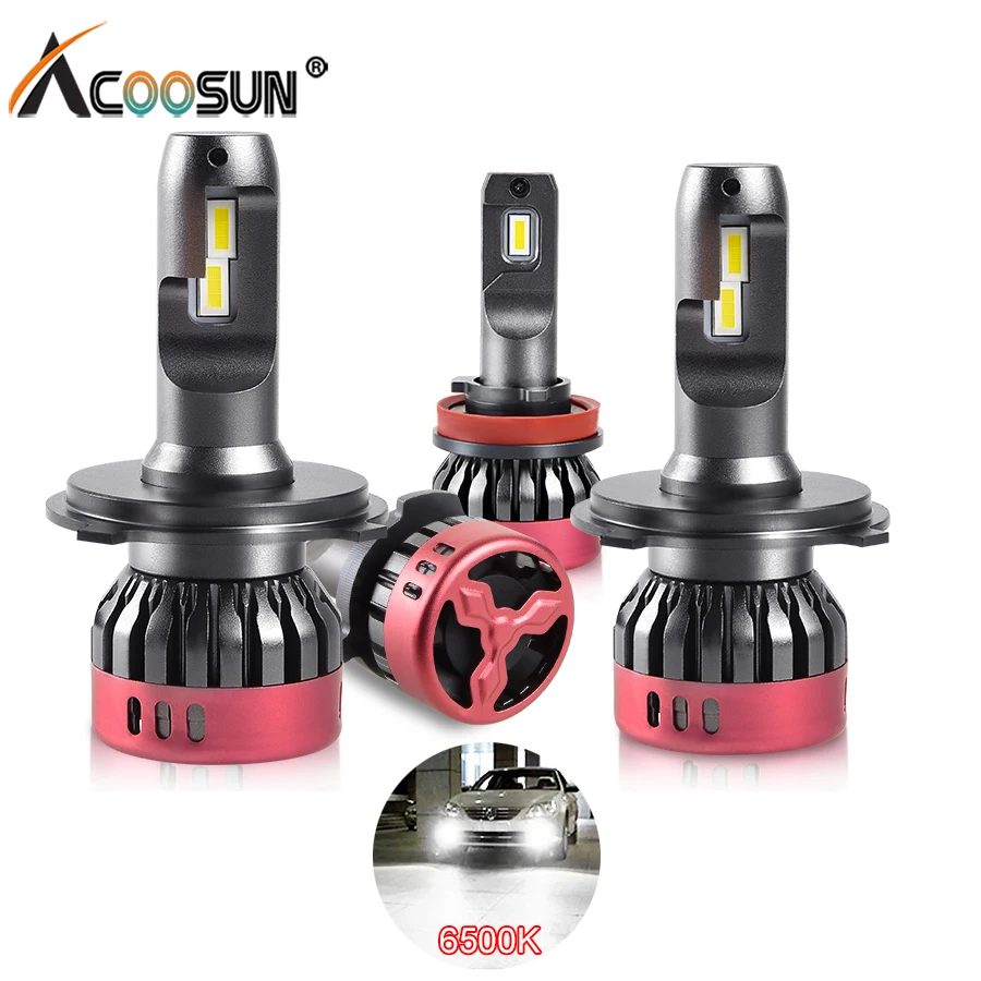 12V H4 H7 Автомобильный светодиодный головной светильник s лампы H3 H11 9005 9006 H1 9012 72W фары для 9600LM COB светодиодный головной светильник Автомобильная Противо-Туманная светильник 6500K светодиодный фаре ампулы