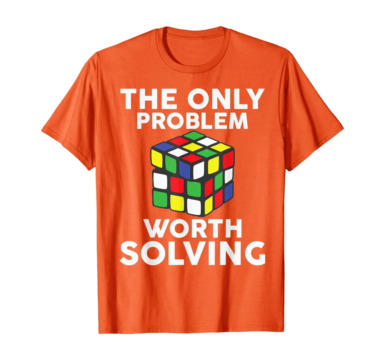 

Funny Rubix Cube Problem Solver Men Women Kids Humor Gifts T-Shirt