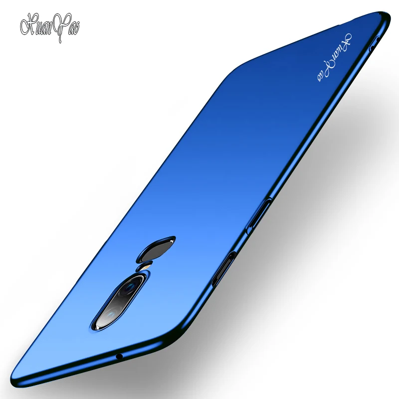 OnePlus 6 6T чехол XUANYAO модный тонкий матовый для жесткий защитный задней панели One Plus |