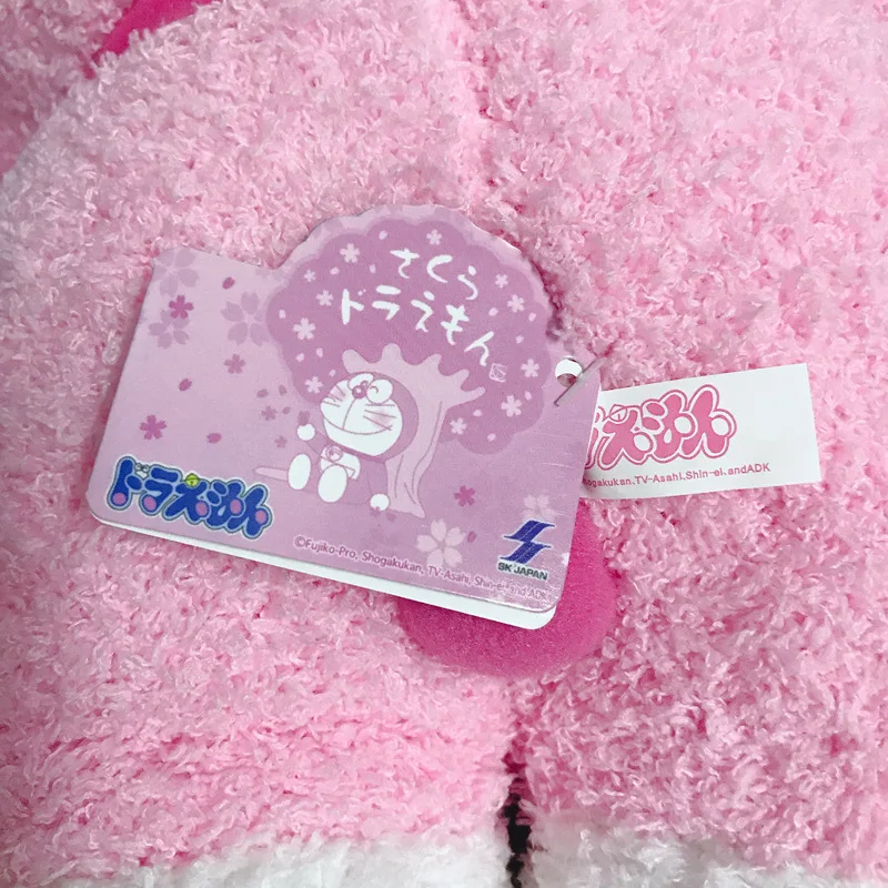 Kawaii Плюшевые Игрушки Doraemon мягкие Мультяшные животные пересечение розовый
