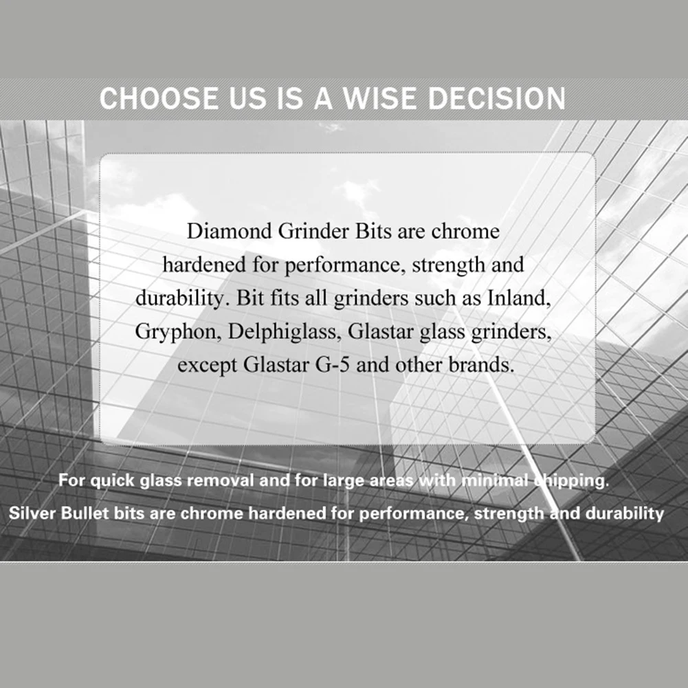 3/4 дюйма шлифовальный бит витражная стеклянная Шлифовальная головка Алмазная