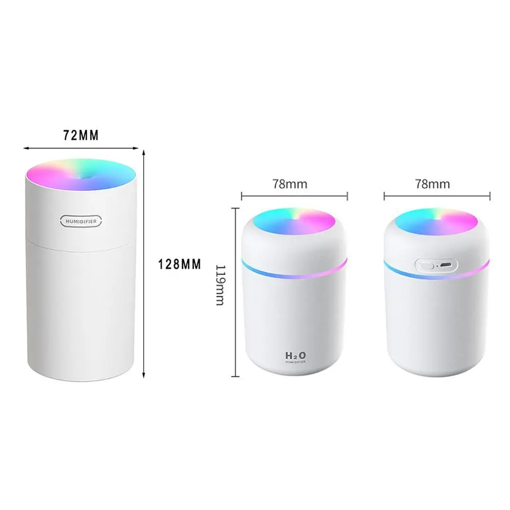 

Car Home Office Humidifier Portable Mini USB Ultrasonic Aroma Air Aromatherapy Humidifier Diffuser Essential Oil Diffuser