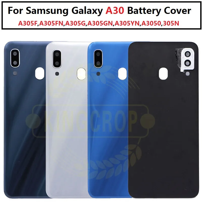 Задняя крышка батарейного отсека для Samsung Galaxy A30 A305 A305F стеклянная корпуса задняя