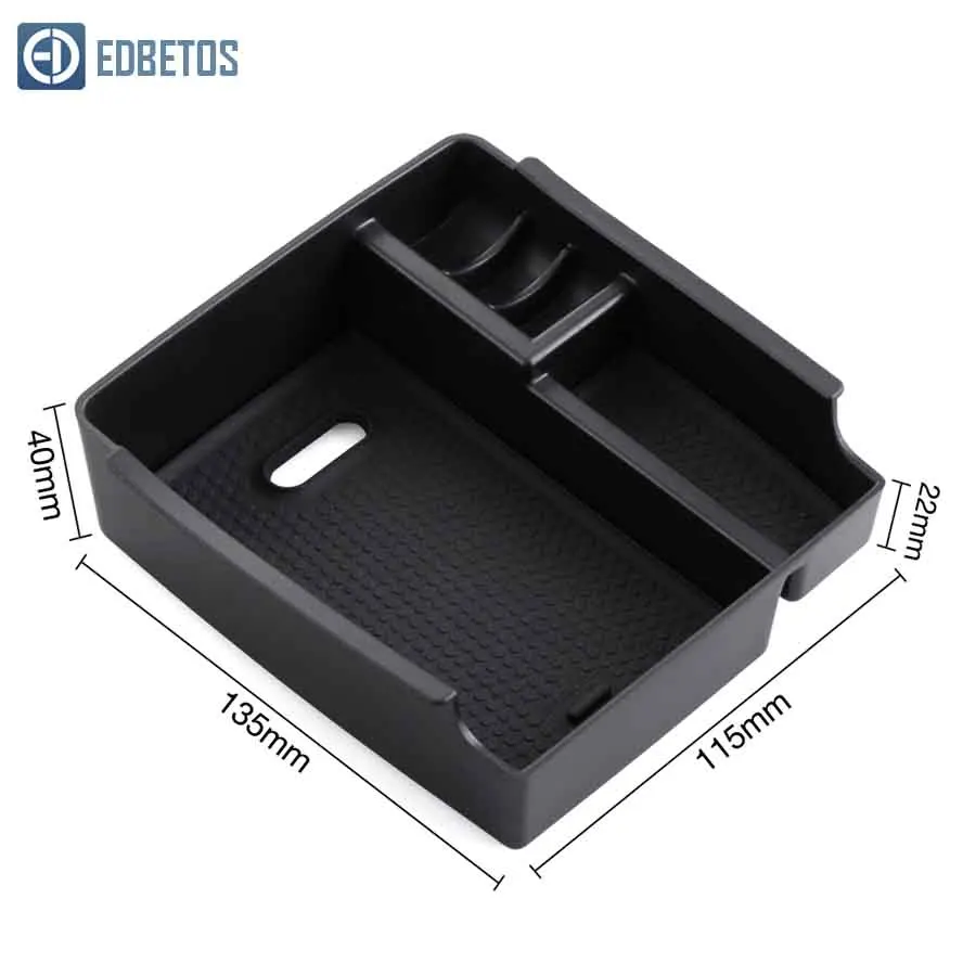 Center Console Organizer Tray For Hyundai IX25 Creta Armrest Secondary Glove Box IX25 Accessories Container Holder