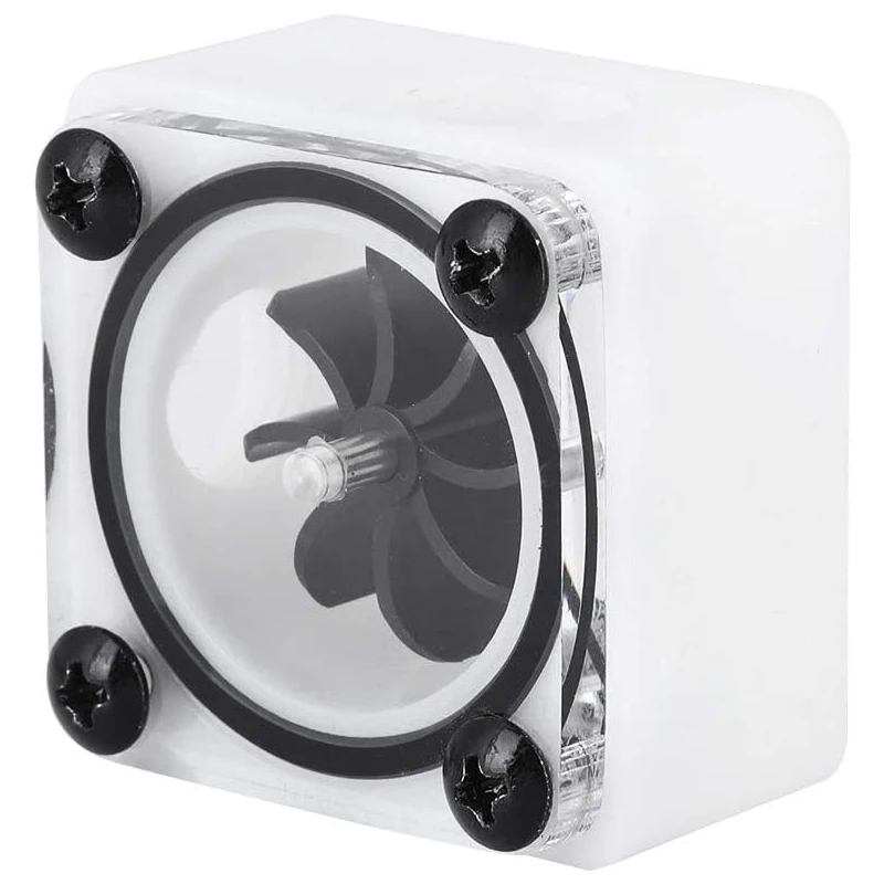 

Durable G1/4 Thread Revolving Speed Water Cooling Impeller Water Flow Meter Indicator,for PC Water Cooling System(3 Way)