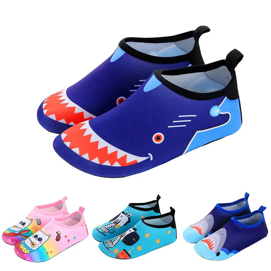 

SAGACE Casual Kids Unisex Sneakers Swimming Shoes Cartoon Animal Soft Walking Lover Yoga Shoes Non-slip Sneakers For Summer Kids