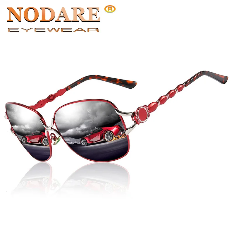 Поляризованные солнцезащитные очки в металлической оправе для мужчин и