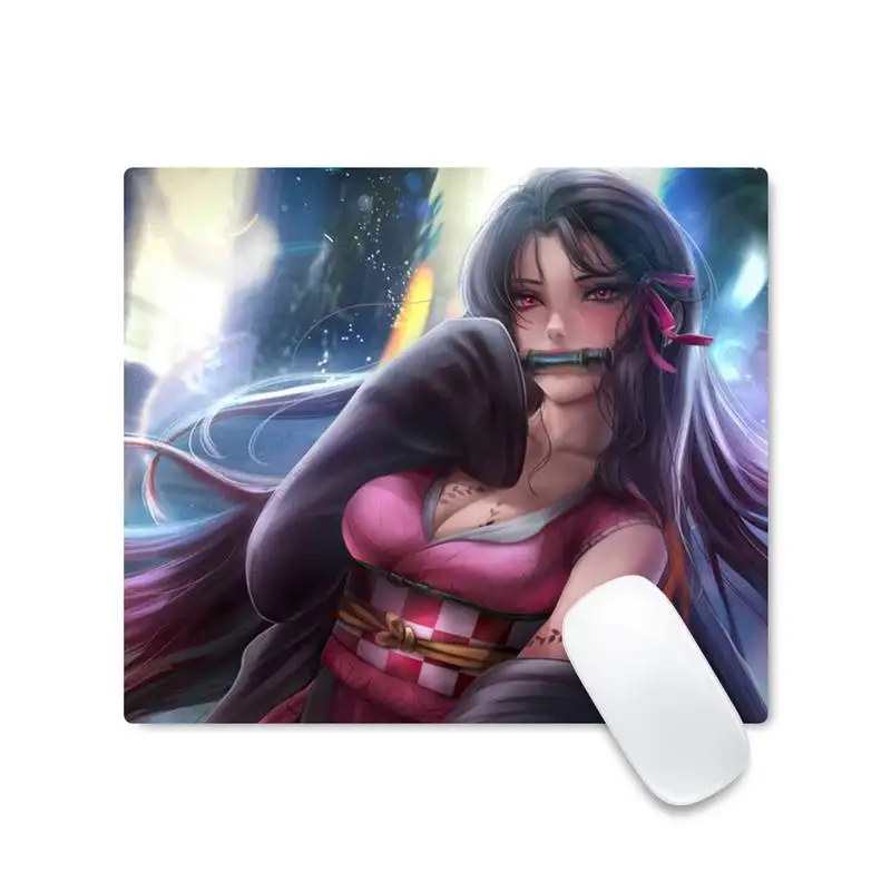 

Demon Slayer Unique Desktop Pad Game Mousepad Non slip Cushion Square Thickness 2mm