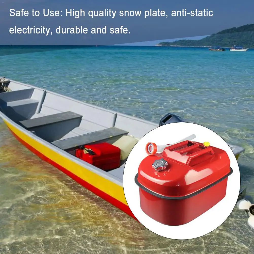 Утолщенный лежащий бензиновый бак 5 литров 10 20 портативный дизельный горшок