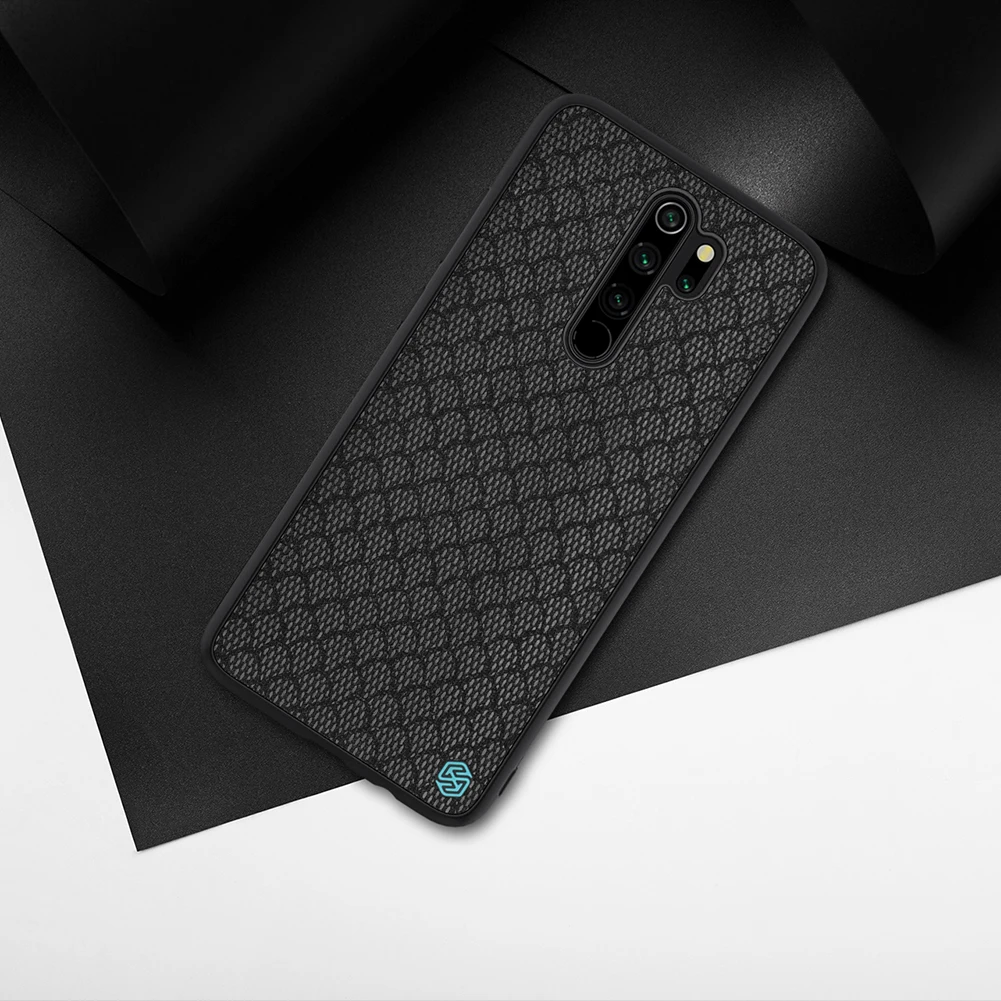 Для Xiaomi Redmi Note 8 Pro Note8 Pro Чехол мерцающий чехол s Nillkin Жесткий ПК+ Мягкий ТПУ градиентный полиэстеровый светоотражающий чехол