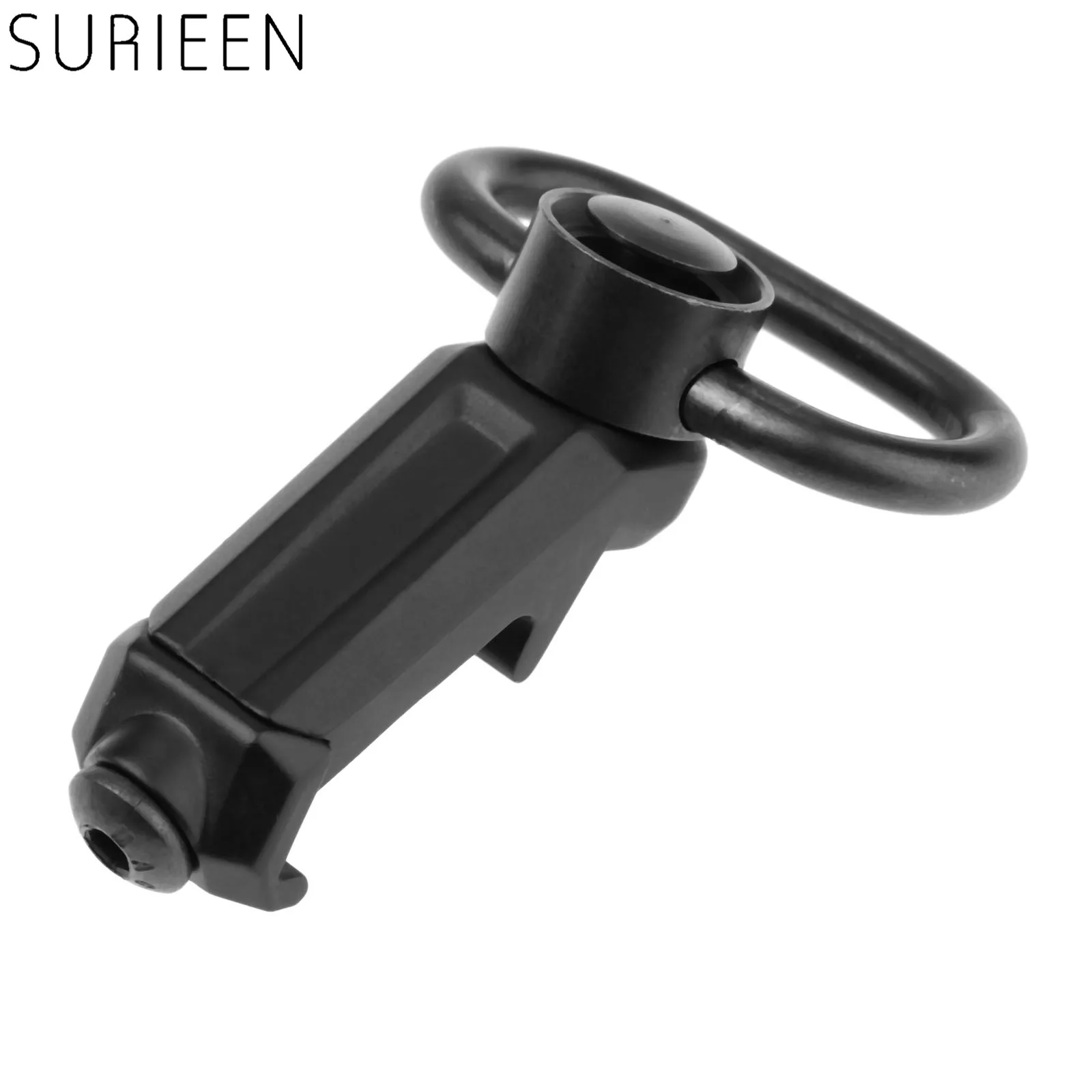 

New Tactical Push Button Quick Release Detach Swivel Loop with Rail Sling Attachment Mount For 20mm Picatinny Rails Hunting