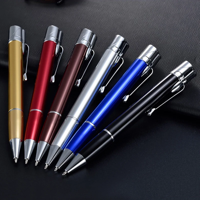

Creative Signature Pen Torch Lighter Pocket Ultra Thin Long Strip Metal Jet Butane Cigarette Lighter Turbo Straight Fire Lighter