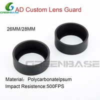greenbase ad custom lens guard 26mm 28mm hunting led flashlight protector for m300 m600u x300 hunting light accessories
