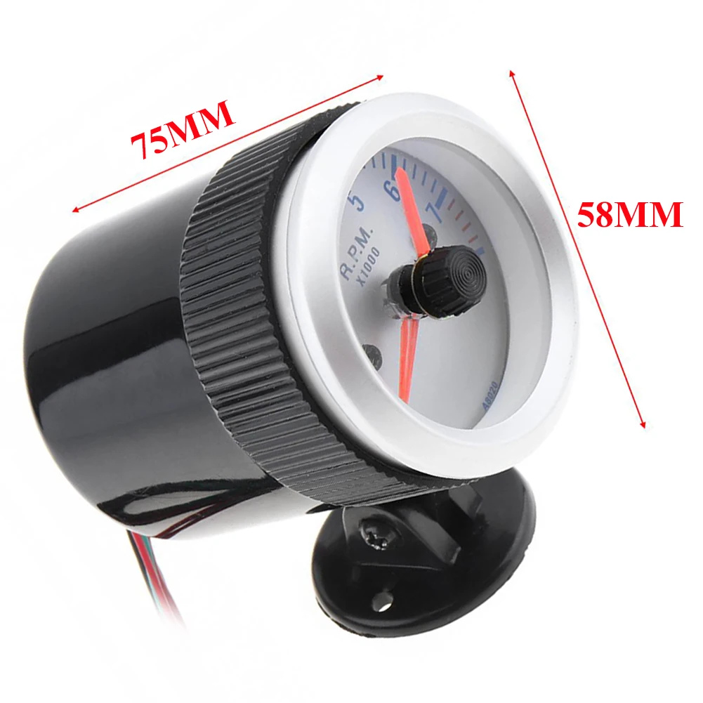 Универсальная автомобильная светодиодная Светильник 2 дюйма 52 мм 0-8000 об/мин 12 В |
