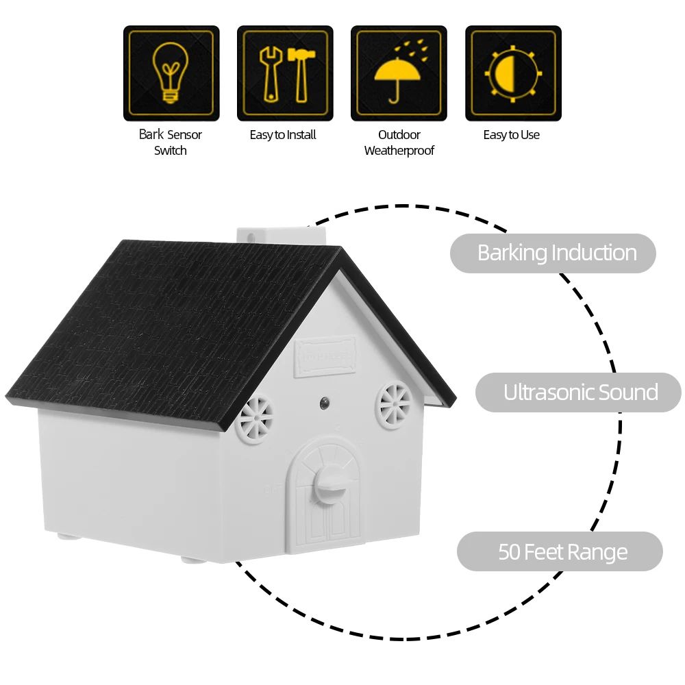 Новый водонепроницаемый 50 футов звуковой контроль коры собаки питомца