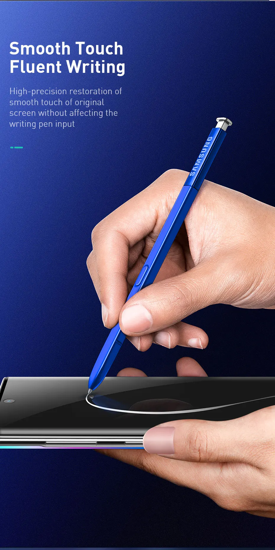 Baseus 2 шт протектор экрана для samsung Galaxy Note 10 Plus PET пленка 0,15 мм полное покрытие Передняя защитная пленка для Note 10 стекло