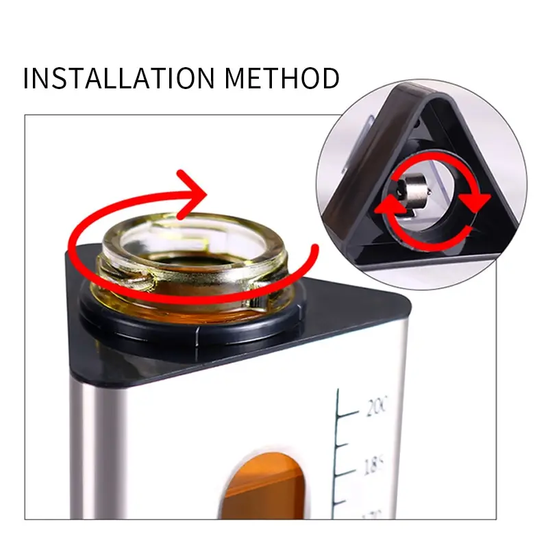 Бутылка для масла домашняя бутылка соевого соуса нержавеющая сталь + стеклянная