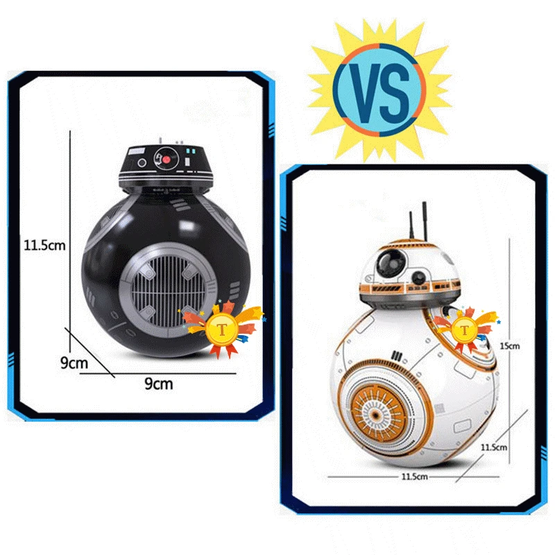 Звезда Sphero BB-8 Wars дистанционного Управление шарик робота BB8 Droid RC BB 8 BB-9E последний джедай расстояние Управление Развивающие игрушки для детей