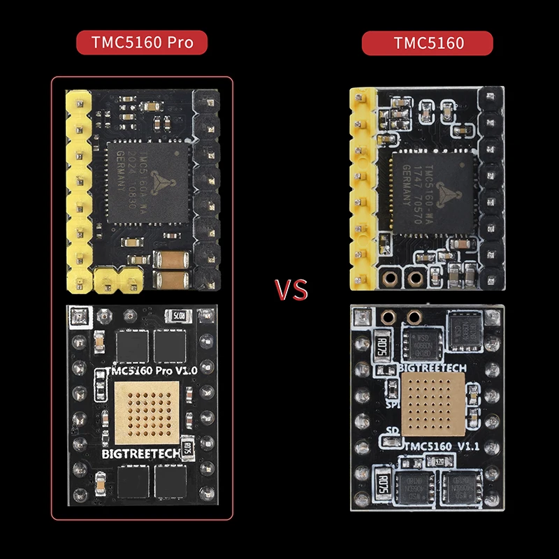 bigtreetech tmc5160 pro stepper motor driver ultra quiet vs tmc2208 for octopus pro skr 2 ender3 3d printer parts free global shipping