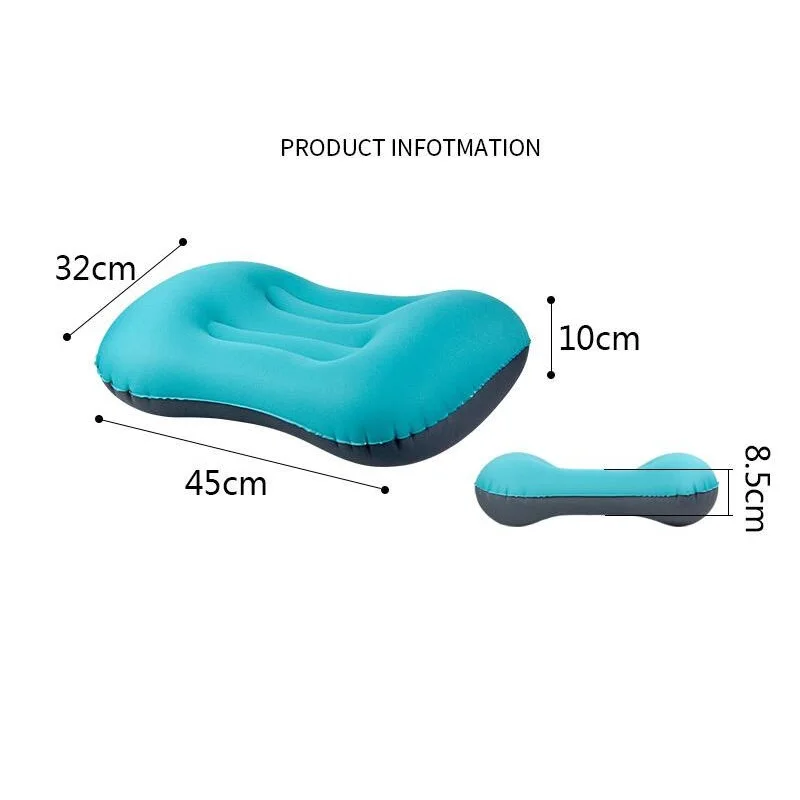 Портативная надувная подушка для путешествий кемпинга пешего туризма рыбалки