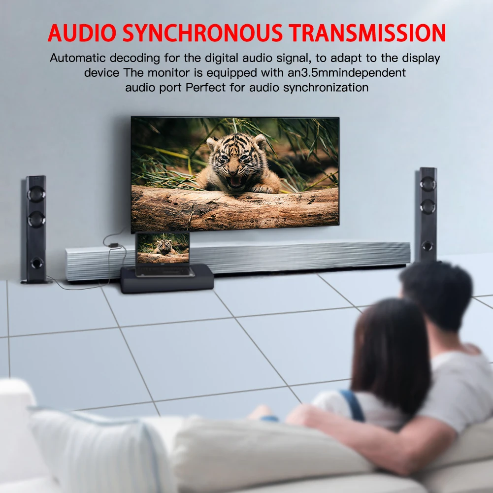 Адаптер-преобразователь цифрового сигнала в аналоговый 1080P HDMI VGA | Электроника