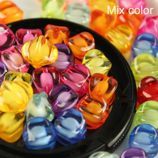 randomly mix colors 8/10/12 мм Акриловые Свободные spacer Бусины «арбуз» DIY бисером дверь занавес Плетеный украшения изготовление браслета ожерелья детские игрушки - Цвет: randomly mix colors