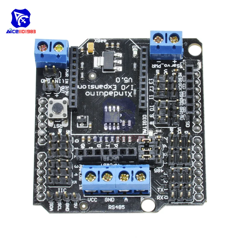 Расширительный модуль датчика ввода/вывода diymore V5.0 Xbee макетный щит RS485 V5 Для